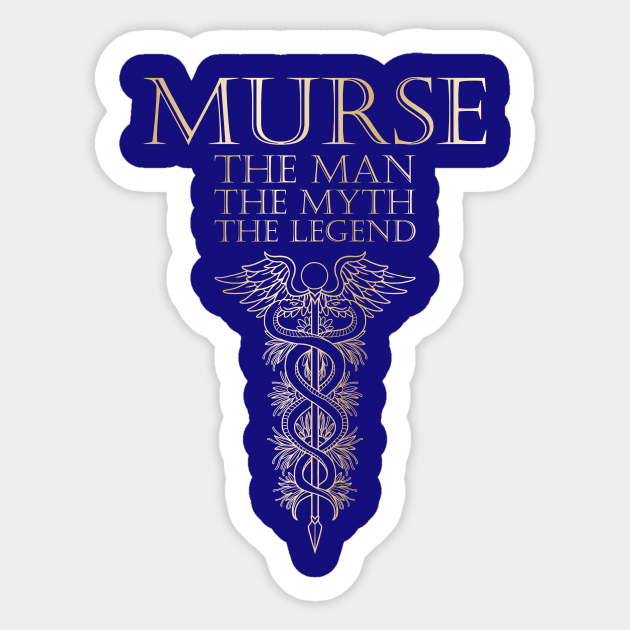 Murse - Male nurse - Heroes Sticker by Crazy Collective